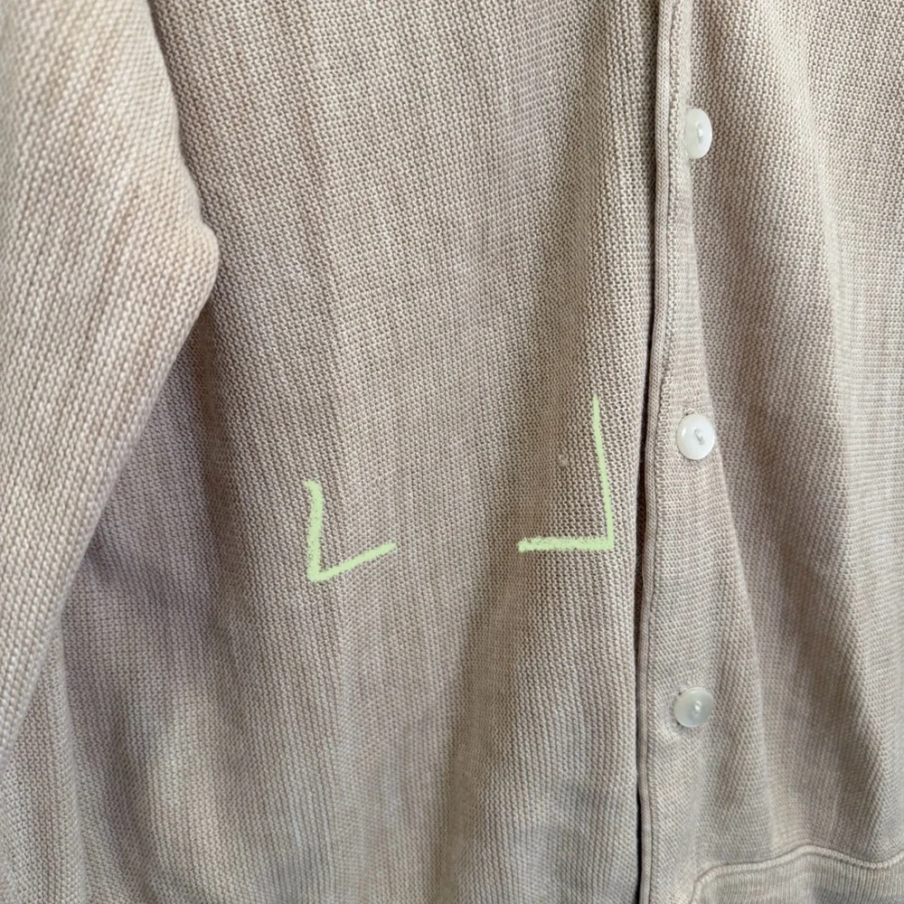 Vintage Penguin Sports Golf Embroidered Cream Knit Sweater - Picture 8 of 9